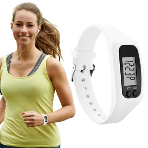 LED Pedometer Bracelet Wrist Calorie Counter