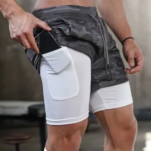 Men's 2 in 1 Running Shorts