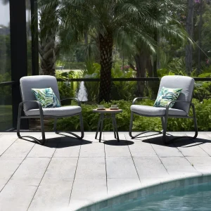 3 Piece Rocking Bistro Patio Set