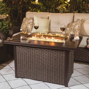 43in Tabletop 50,000 BTU Propane Gas Fire Pit Table