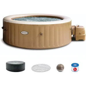 6 Person Inflatable Hot Tub Spa Plus Water Heater Pump